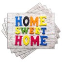 Ver imagem 1 de Jogo Americano - Home Sweet Home com 4 peças - 949Jo