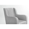 Poltrona de Amamentação Balanço C/ Puff Suede Cinza - Lahome Decor - 4