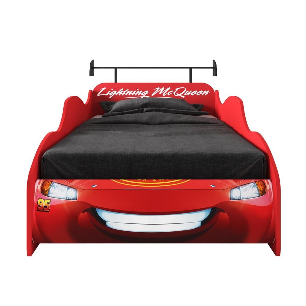 Cama com Led Tours Vermelho com Colchão - 3