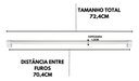 Ver imagem 2 de Kit 4 Puxador 704mm Alumínio Armário Móveis Cômoda Roupeiro