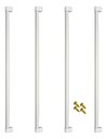 Ver imagem 1 de Kit 4 Puxador 704mm Alumínio Armário Móveis Cômoda Roupeiro