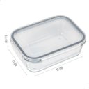 Ver imagem 2 de Conjunto 02 Potes Vidro Hermético Mantimentos Marmita 800ml