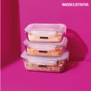 Ver imagem 4 de Conjunto 02 Potes Vidro Hermético Mantimentos Marmita 800ml