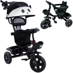 Triciclo Carrinho de Passeio Infantil com Capota Porta Objetos Cinto de Segurança até 50kg Empurrado - 1