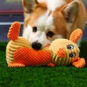 Ver imagem 5 de Mordedor Pelucia Cachorro Cao Pet Gato Animais Brinquedo com Apito Dentiçao Interativo Divertido Pet
