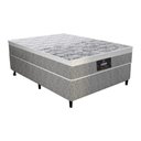 Ver imagem 2 de Cama Box Conjugado Casal com Colchão 138x65x188 New York Hf Gazin Cr35334 Natural Cinza