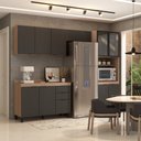 Ver imagem 6 de Cozinha Completa Torino 11 Portas 2 Gavetas Avena Touch/grafito - Pnr Móveis