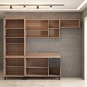 Ver mais imagens de Cozinha Completa Torino 11 Portas 2 Gavetas Avena Touch/grafito - Pnr Móveis