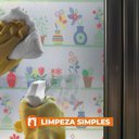 Ver mais imagens de Pelicula Adesivo Eletrostatica Vidro Jateado Vaso de Flores