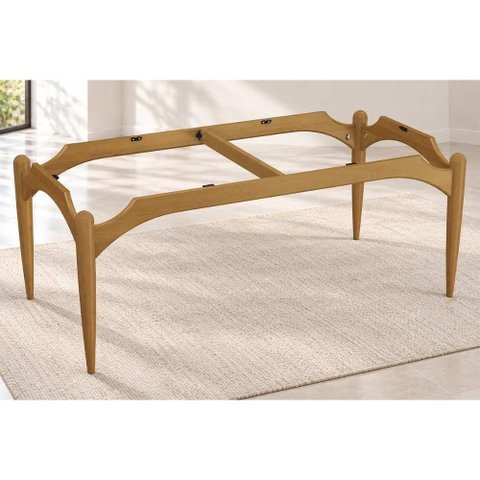 Base Mesa Jantar Agata Madeira 200cm Carvalho Kappesberg