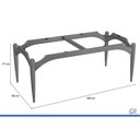 Ver imagem 3 de Base Mesa Jantar Agata Madeira 200cm Carvalho Kappesberg