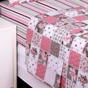 Ver imagem 3 de Jogo de Cama Casal Estampado Isis 04 Peças - Rosê Cor 09