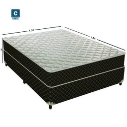 Cama Box Conjugado Casal Mola Bonnel 138x188x55 - 2 Cama Box Conjugado Casal Mola Bonnel 138x188x55 - 2
