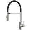 Torneira Gourmet de Cozinha Flexível Misturador Monocomando Inox Escovado Suporte Magnético - 1