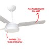 Ventilador de Teto Citrino Led Branco 3 Pás Tron 127v - 4