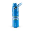Ver imagem 1 de Garrafa Térmica Stanley Aerolight Fast Flow 710ml - Varsity Azure Stripes