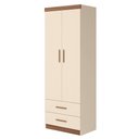 Ver imagem 1 de Guarda Roupa Infantil Chiara 2 Portas e 2 Gavetas Off White/carvalho - Phoenix Baby