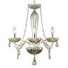 Lustre Estilo Clássico em Vidro Ambar - 3 Lâmpadas - 1