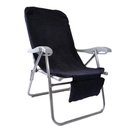 Ver imagem 1 de Praticapa Capa Toalha de Microfibra Com Regulagem Para Banco De Carro Ou Cadeira De Praia Cinza