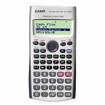 Calculadora Financeira Casio Fc-100V Garantia de 4 Anos - 1