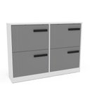 Ver imagem 2 de Sapateira para Quarto 24 Pares Lisboa Cinza/Branco