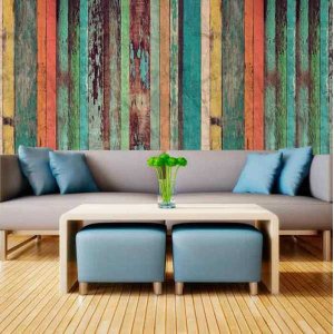 Papel de Parede Auto Adesivo M0033 Madeira Demolição