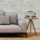 Ver imagem 1 de Papel de Parede Auto Adesivo Lavável Cimento Queimado C0001 Cinza Claro