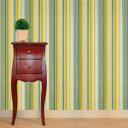 Ver imagem 1 de Papel de Parede Auto Adesivo Lavável Listrado 0045 Retro