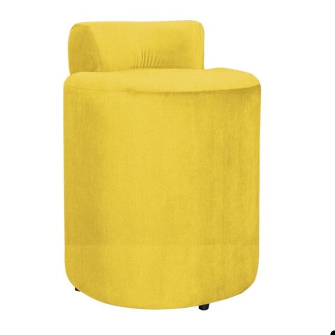 Puff Banquetas Athena Decorativa Suede