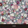 Papel de Parede Adesivo Lavável f0035 Floral Azul Ceú Vintage - 2