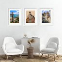 Ver imagem 2 de Kit 3 Quadros Grandes Bahia - 60x48cm:moldura Preta
