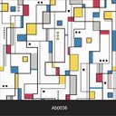Ver imagem 2 de Papel de Parede Auto Adesivo Lavável Abstrato ab0036 Arte Abstrata Colorida