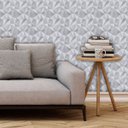 Ver imagem 1 de Papel de Parede Auto Adesivo Lavável Abstrato ab0012 Revestimento 3D Cinza
