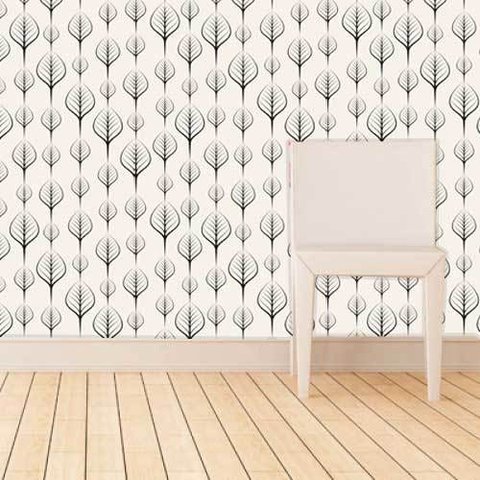 Papel de Parede Adesivo Lavável f0040 Floral Clássico