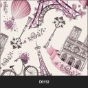 Ver imagem 2 de Papel de Parede Auto Adesivo Lavável D0112 Paris Rosa