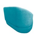 Ver imagem 5 de Namoradeira Decorativa Beatriz Orgânica Veludo Azul Turquesa