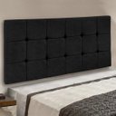 Ver imagem 3 de Cabeceira Painel Sleep para Cama Box Solteiro 1,00 m Suede Preto Animale 1402 - D'Rossi