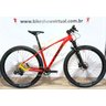 Bicicleta Oggi Big Wheel 7.3 2022 - 12v Shimano Deore - K7 10/51 Dentes - Vermelho/amarelo + Brindes - 1