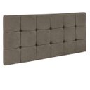 Ver imagem 1 de Cabeceira Painel Sleep para Cama Box Casal 1,40 m Suede Castor Amassado 1305 - D'Rossi