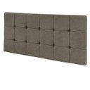 Ver imagem 2 de Cabeceira Painel Sleep para Cama Box Casal 1,40 m Suede Castor Amassado 1305 - D'Rossi