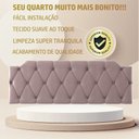 Ver imagem 5 de Cabeceira para Cama Box Casal 1,40m Estofada Rose- Modelo Kelly Sofisticado