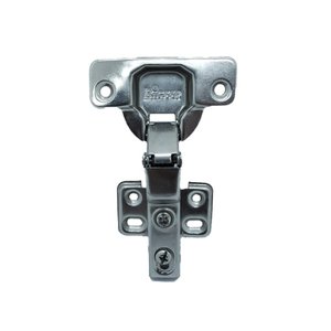 Dobradiça Bigfer Com Amortecimento Alta (Curva) Calco Fixo (Kit C/10)