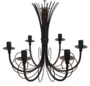 Ver imagem 1 de Lustre Pendente De Metal Artesanal para Decoração de Sala De Jantar
