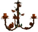 Ver imagem 1 de Lustre Simples Decorativo Infantil para Iluminação de Quarto Retro - Laranja