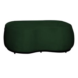 Kit 2 Poltronas e 1 Puff Grande Design Orgânico Beatriz Veludo Composê Corino Marrom - Estopar Velud - 6