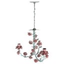 Ver imagem 4 de Lustre Simples Decorativo Infantil para Iluminação de Quarto Retro - Azul Claro & Rosa