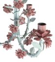 Ver imagem 5 de Lustre Simples Decorativo Infantil para Iluminação de Quarto Retro - Azul Claro & Rosa