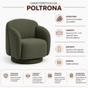 Ver imagem 3 de Kit 2 Poltronas Decorativa Avany Base Fixa Linho Verde - Nexta Casa