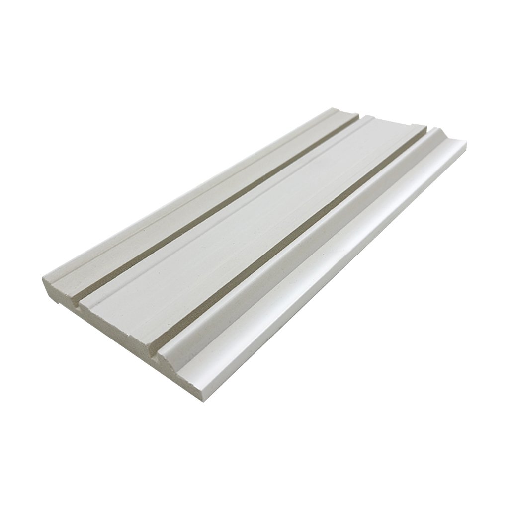 Rodapé de Poliestireno 12cm x 15mm Frisado Metro Linear Casa Grassi - 4