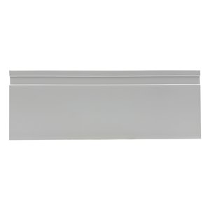 Rodapé de Poliestireno 12cm x 15mm Frisado Metro Linear Casa Grassi